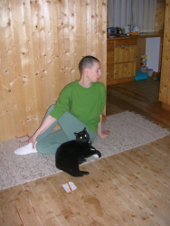 Yoga mit Katze